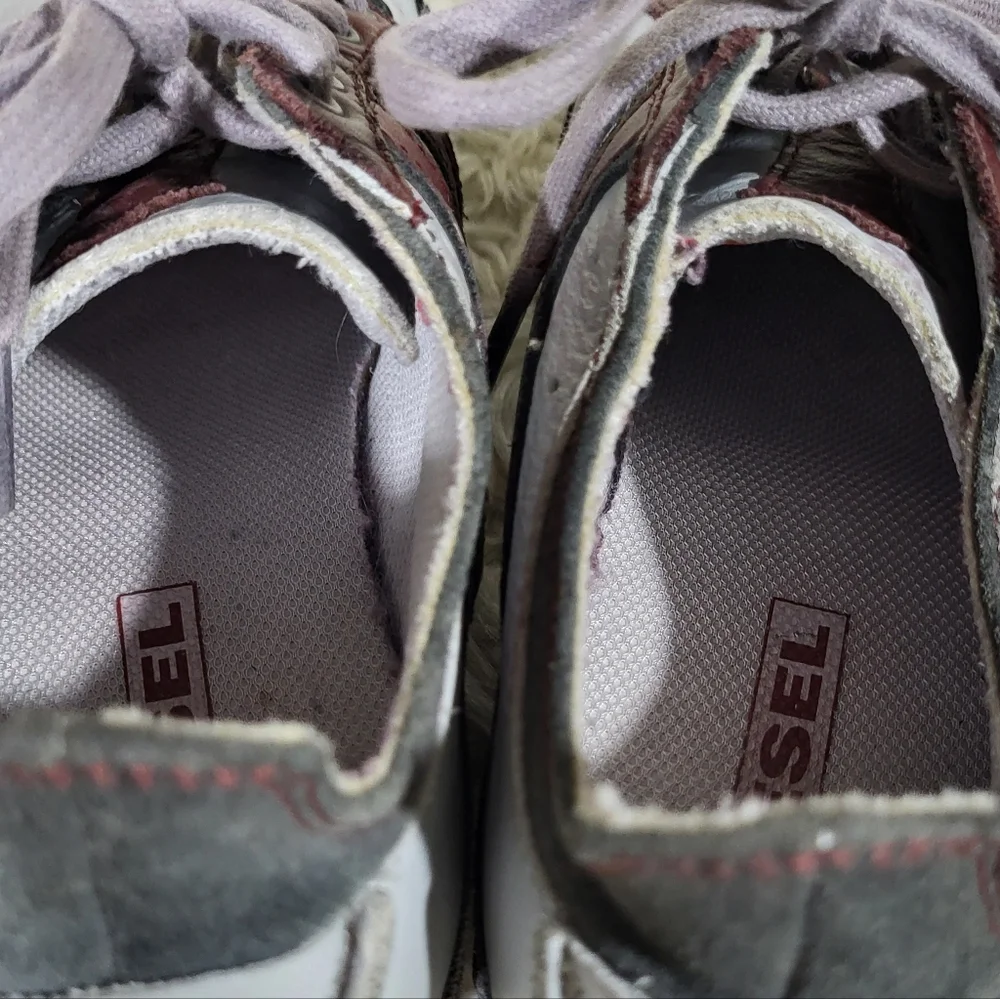 Diesel Black Brown and Grey Sneakers Womens Size US 7.5 / EU 38 - Picture 8 of 10